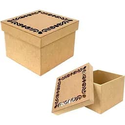 Коробка Rosa Talent с фигурной крышкой 1 МДФ 20х20х15 см