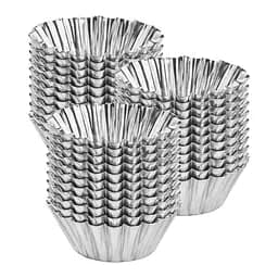 Формы для выпечки корзинок кексов и тарталеток "Абрикосовые пирожные" Ø верх 9, низ 5.5, высота 3 см (набор из 30 штук) 88200