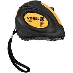 Рулетка Vorel з метричною шкалою 2 фіксатори 7.5 м x 25 мм (10064)