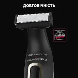 Тример для бороди та вусів Rowenta Karl Lagerfeld Forever Forever Sharp TN602LF0 - мініатюра 2