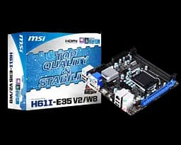 Материнська плата MSI H61I-E35 V2/W8 LGA 1155 (H61I-E35 V2/W8) Б/В - мініатюра 4