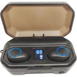 Бездротові навушники TWS M12 з боксом для заряджання Black (au187)