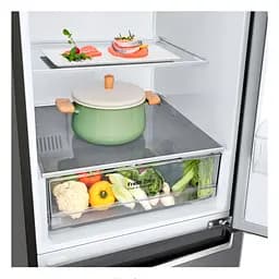 Холодильник LG 186x60х68 холодильне відділення 234 л морозильне відділення 107 л 2 двері А+ NF сірий темний (GC-B459SLCL) - мініатюра 7