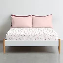 Простирадло на резинці Cosas ROSE STARS 180х200х20 см (StarRoseWhite-3006_180x200x20) - мініатюра 3