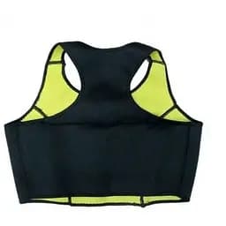 Спортивний топ для схуднення з ефектом сауни Hot shapers W-59 розмір XXL Чорно-жовтий (KG-5979)
