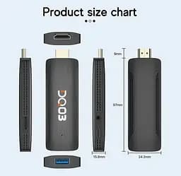 Смарт ТВ приставка Android SmartTV Box FDQ DQ-3 2/16Gb 4K TV Stick - мініатюра 3
