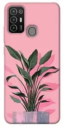 Чехол itsPrint Pink plant для ZTE Blade A52