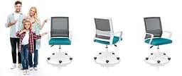 Офісне крісло Sofotel Corta Grey/Turquoise (241401) - мініатюра 9