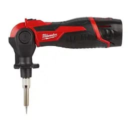 Паяльник акумуляторний MILWAUKEE, M12 SI-201C (зарядний пристрій С12 С, 1 акумулятор М12 В2 2Аг, жало, кейс) - мініатюра 9