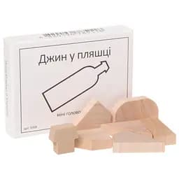 Мини-головоломка Джинн в бутылке Заморочка 5008G деревянная