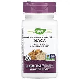 Екстракт кореня маки Nature's Way Premium Extract Maca 350 mg, 60 вегакапсул