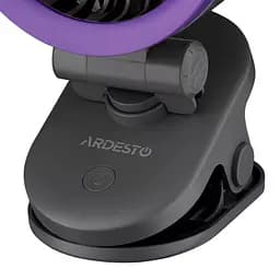 Вентилятор Ardesto OneBreeze настільний/настінний 9 см сірий (FT-M83GR) - мініатюра 7