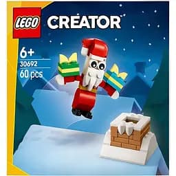 Конструктор LEGO Creator Рождественские забавы с дымоходом с Сантой 60 деталей (30692)
