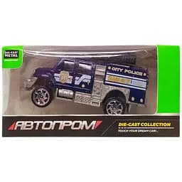 Дитяча металева машинка Автопром 7629, 1:64 SWAT з водометом