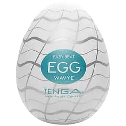 Яйце-маскуратор Tenga Egg New Standard Wavy II, чарівна текстура для інтенсивної чоловічої насолоди