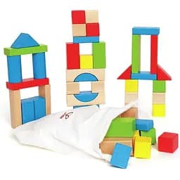 Набор цветных деревянных блоков Hape (E0409)