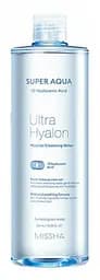 Міцелярна вода Missha Super Aqua Ultra Hyalron, 500 мл