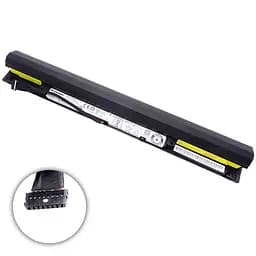 Акумулятор для ноутбука Lenovo L15S4A01 (Довгий кабель 11см IdeaPad 100-15IBD, 110-15ISK, 300-15IBR, 300-15ISK, 300-17ISK) 14.4V 2200 mAh Black - мініатюра 2