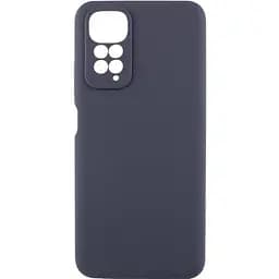 Чохол Epik SilIcone Cover Lakshmi Full Camera (AAA) для Xiaomi Redmi Note 11 (Global) / Note 11S Dark Gray