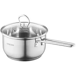 ARDESTO Ковш Gemini[Ковш Gemini Bari, стеклянная крышка, 1.6 л, нержавеющая сталь]