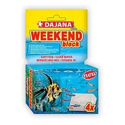 Кормовий блок для рибок на 2-4 дні Dajana Weekend Block 15-20 рибок