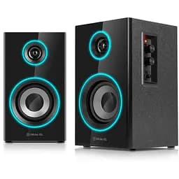 Комп'ютерні колонки 2.0 Real-El RS415 RGB Bluetooth Black 20 Вт - мініатюра 5