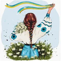 Картина за номерами Brushme День перемоги © Alla Berezovska 50x50 см