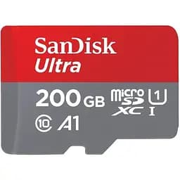 Картка пам'яті SanDisk microSDXC 200Gb Ultra class 10 A1 (120Mb/s) SDSQUA4-200G-GN6MN