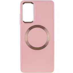 TPU чохол Bonbon Metal Style with MagSafe для Samsung Galaxy A15 4G/5G / M15 5G Рожевий / Light Pink - мініатюра 2