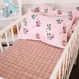 Наволочка MirSon Бязь 20-0042 Pink Mikey Mouse 40х40 см рожева (2200010273014)