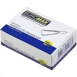 Скріпки нікельовані Buromax 28 мм 100 шт. (BM.5023)