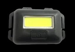 Ліхтарик налобний LED COB 10W (реал.3-5W) чорний пласт(3реж.+стробоскоп+ремінець 3*ААА) (T89) R