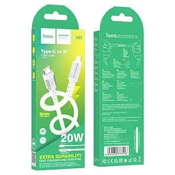 Кабель Hoco X85 iP Strength PD charging data cable Білий - мініатюра 2