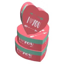 Набор подарочных коробок UFO Miss You 3366-SY439, 3 шт. (3366-SY439 Набор 3 шт MISS YOU с)