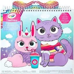 Розмальовка Crayola Creations Pet Fashion Studio, з наліпками та трафаретами, 40 сторінок (04-1173)