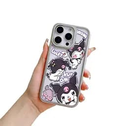 Силіконовий чохол Kuromi (Sanrio) для iPhone 13 - мініатюра 5