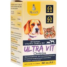 Витаминно-минеральный комплекс Modes Ultra Omega для собак и кошек 140 таблеток