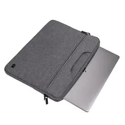 Сумка-чохол для ноутбука 13.3"", dark grey, нейлонова, ділова, міська, плоска з кишенею для аксесуарів, підходить для ноутбуків до 13.3"" або документів, ArmorStandart (ARM78427) - мініатюра 9