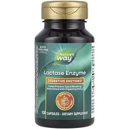 Натуральна добавка Nature's Way Lactase Enzyme Formula 100 капсул