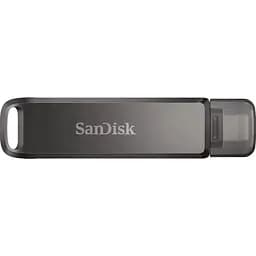 USB флеш-накопичувач SanDisk iXpand Luxe 64GB Lightning + USB-C Black (SDIX70N-064G-GN6NN) [59664] - мініатюра 2