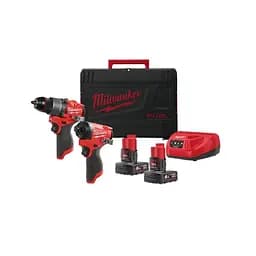 Набір із 2 інструментів безщіткових акумуляторних MILWAUKEE M12 FPP2A2-602X (дриль-шурупокрут з ударом M12 FUEL FPD2-0, гвинтове - мініатюра 2