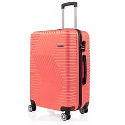 Валіза Велика (L) Полікарбонат На 4-х подвійних колесах 120Л POLO ПК022-L Персик