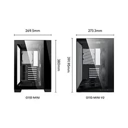 Корпус для ПК Lian Li O11 Dynamic Mini V2, Black (G99.O11DMIV2X.00) - мініатюра 10