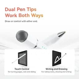 Стилус Baseus Wise Writing HN1 Universal Version Wired Charging 2-in-1 Stylus For HUAWEI/XIAOMI Moon White (With Type-C Cable*1 and Tip*1 and Palm Re (B0004F01) - мініатюра 6