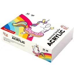 Набір акрилових фарб Unicorn 12×10 мл Rosa START
