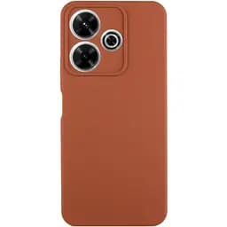 Чохол Lakshmi Silicone Cover Full Camera AA для Xiaomi Redmi 13 4G/Poco M6 4G Коричневий/Brown