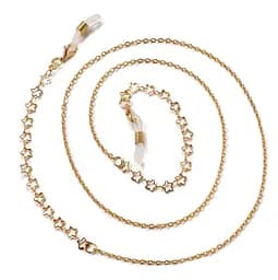 Цепочка для очков Gold 75 см, металлическая, золотистая
