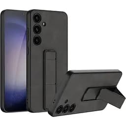 Чохол GKK Skin-Feel Matte Phone Case Foking Kickstand для Samsung Galaxy S24 Gray