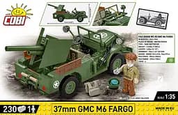 Конструктор дитяча машина 37 mm GMC M6 FARGO COBI 3116 - мініатюра 5