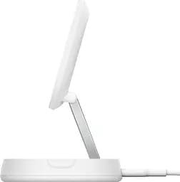 Зарядний пристрій BELKIN 15Вт Magnetic Stand Qi2, білий (WIA008VFWH) - мініатюра 3